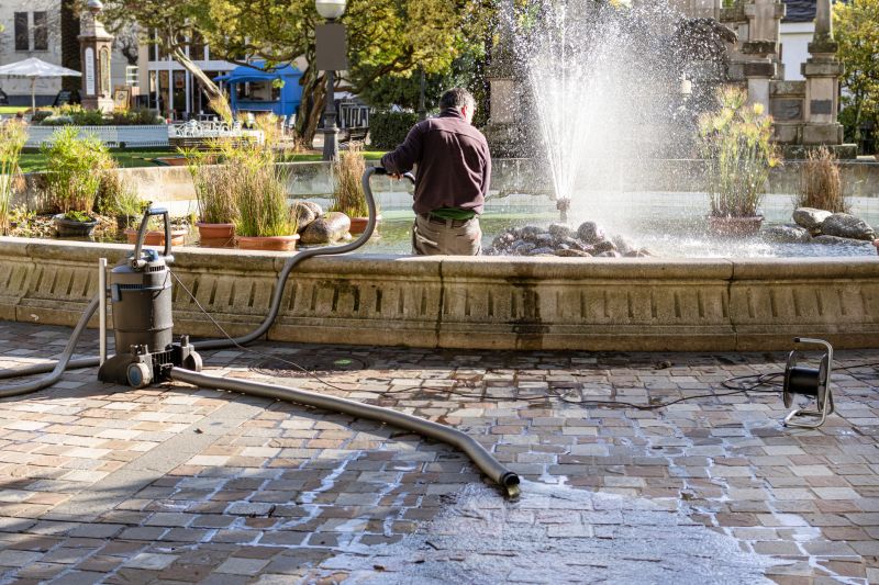 Local Fountain Maintenance pros at work